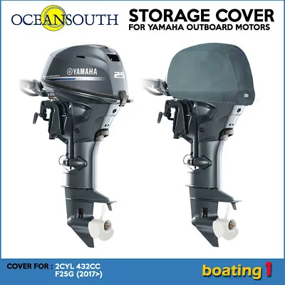 $32.76 • Buy Half/Storage Cover For Yamaha Outboard Motor Engine 2CYL 432cc F25G (2017>)